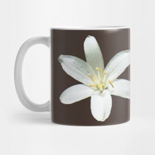 White Wild Flower Pattern Mug